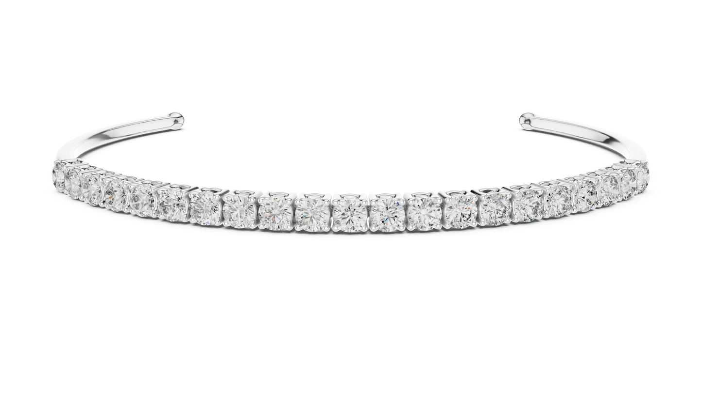 SPARKLE SPILL DIAMOND BANGLE