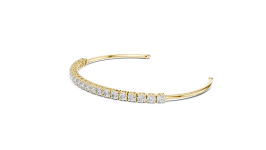SPARKLE SPILL DIAMOND BANGLE