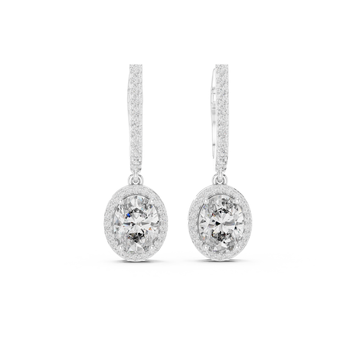 Sleek and sweet diamond earring