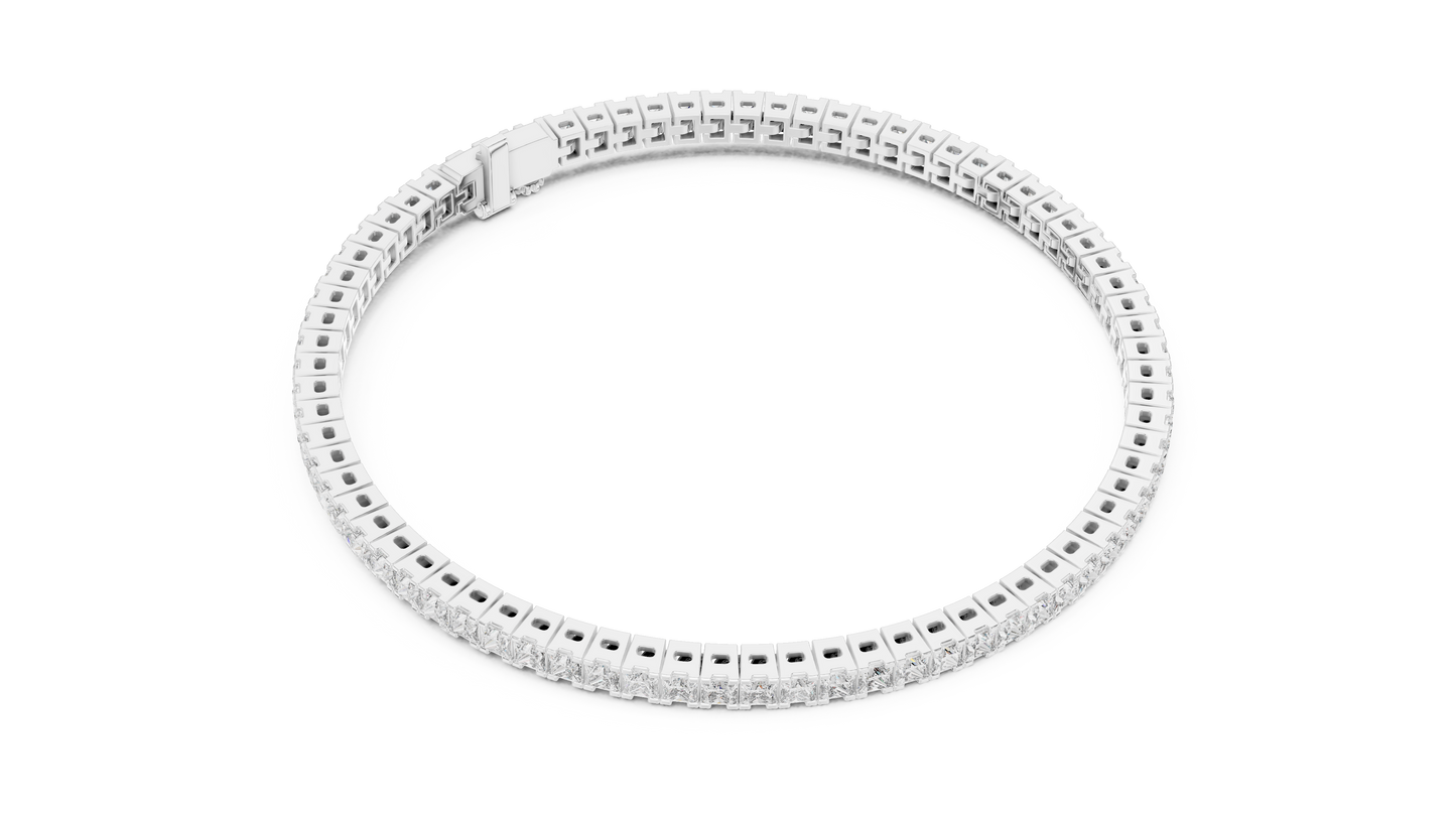 LINED IN LIGHT DIAMOND BRACELET