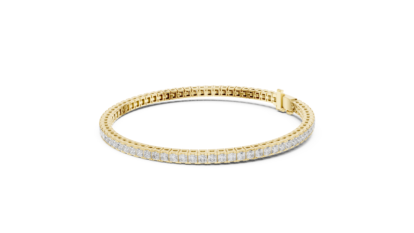 LINED IN LIGHT DIAMOND BRACELET