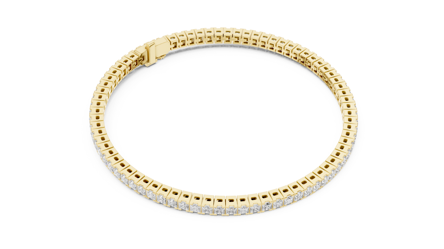 LINED IN LIGHT DIAMOND BRACELET