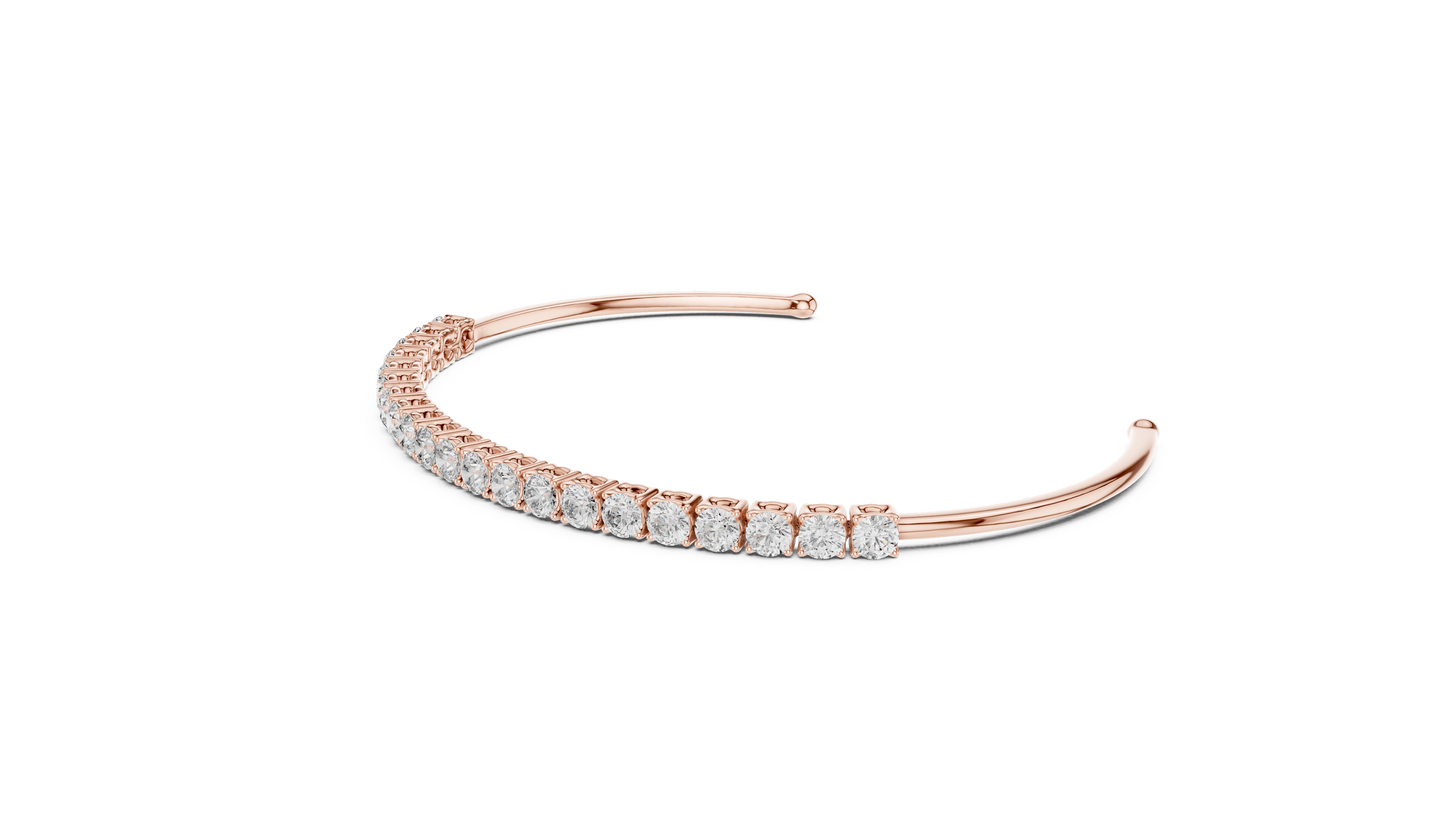 SPARKLE SPILL DIAMOND BANGLE