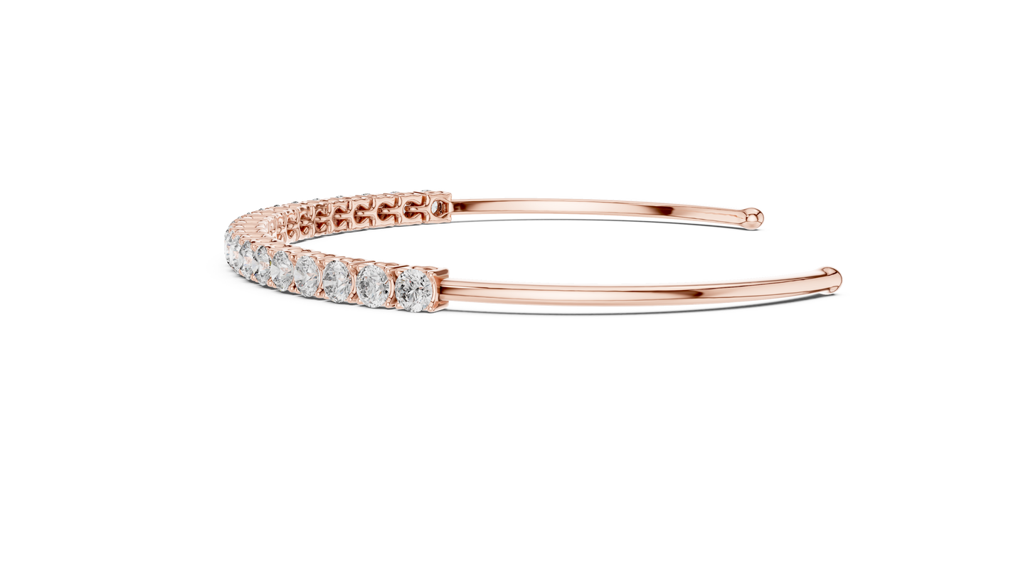 SPARKLE SPILL DIAMOND BANGLE