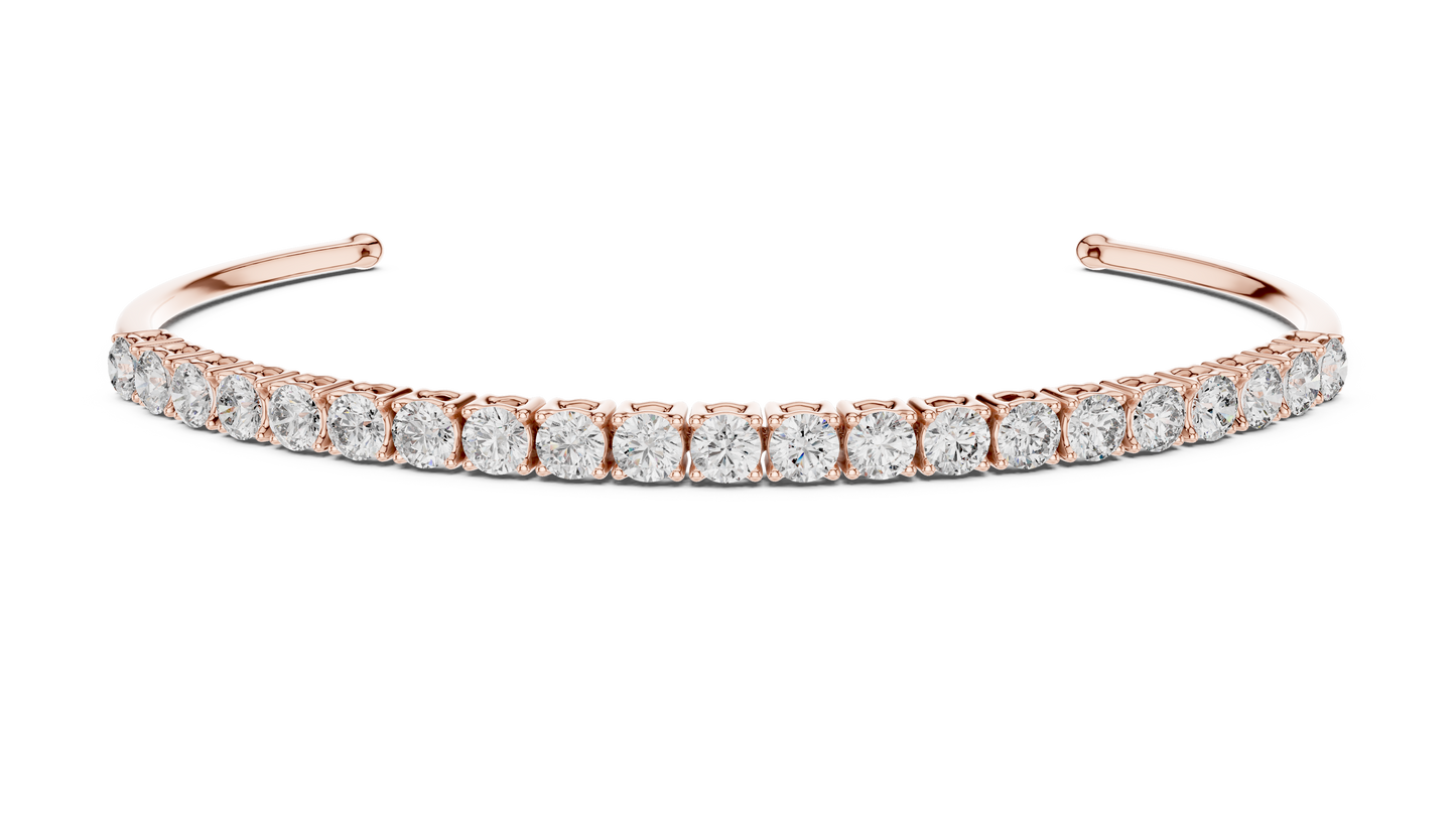 SPARKLE SPILL DIAMOND BANGLE