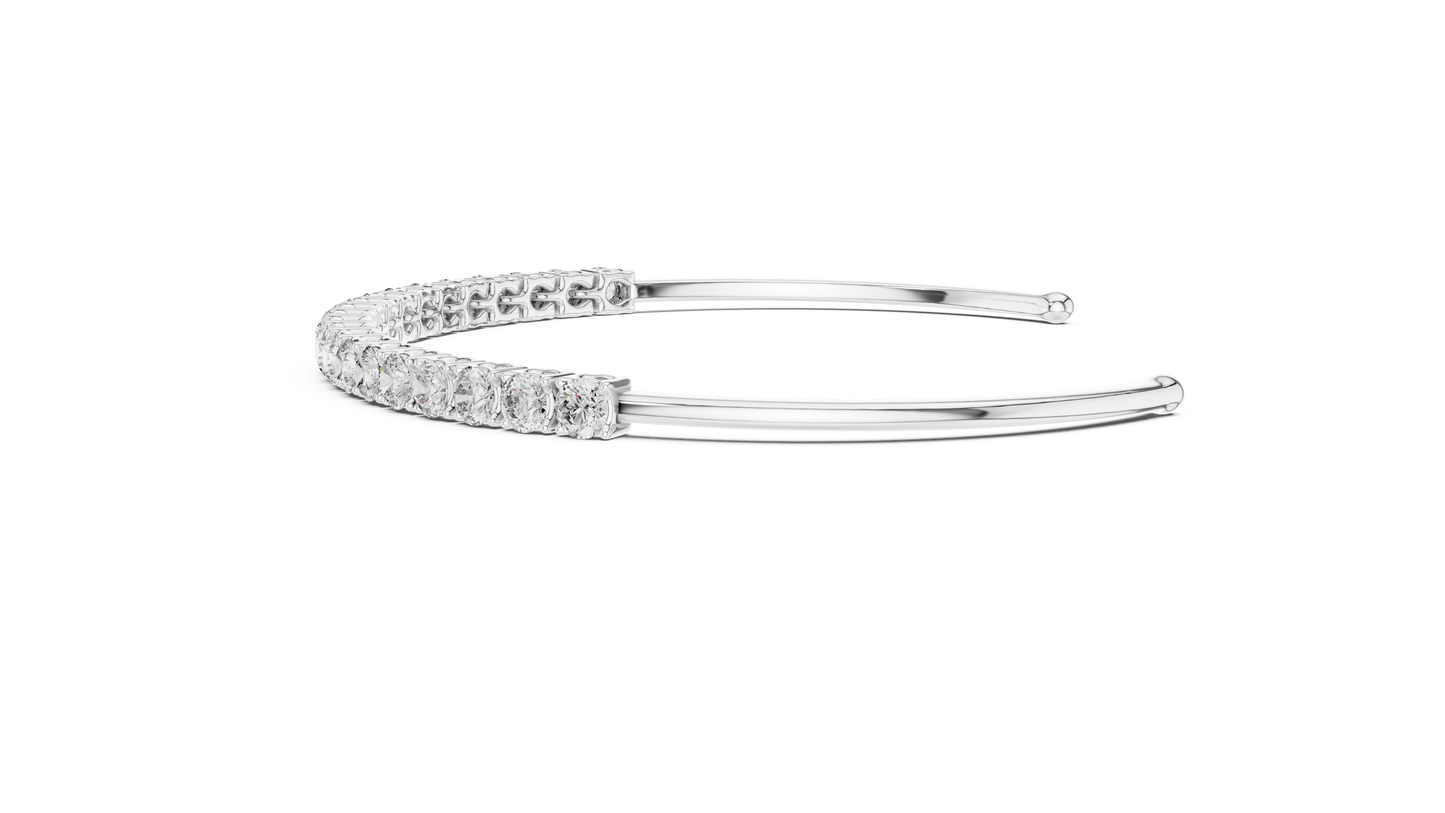 SPARKLE SPILL DIAMOND BANGLE
