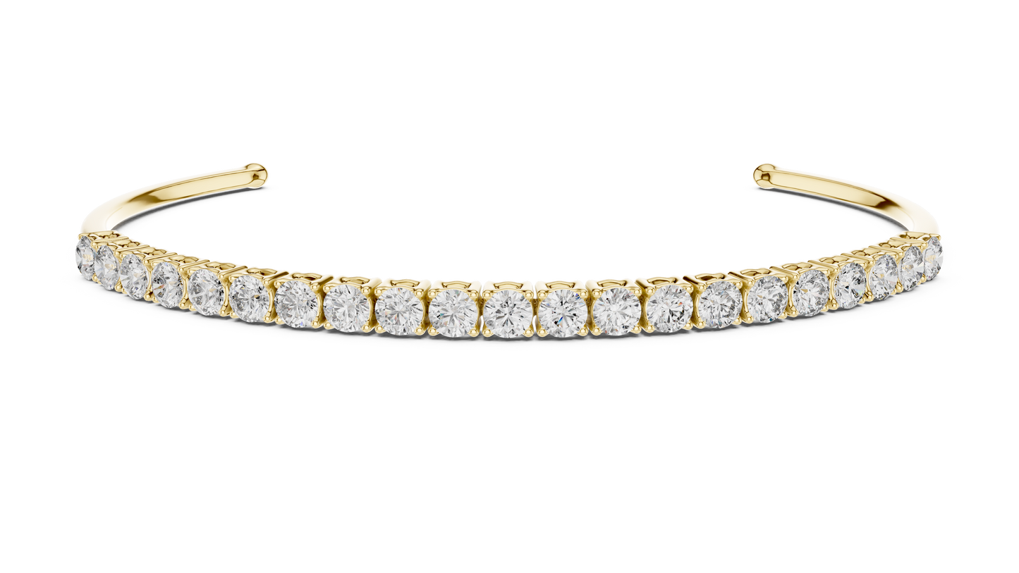 SPARKLE SPILL DIAMOND BANGLE